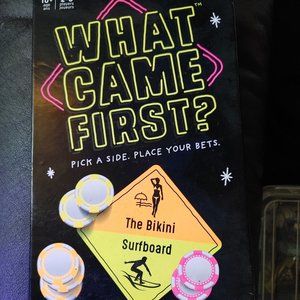 What Came First?  Brand New, Sealed Board Game